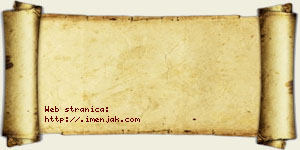 Irena Damjanac vizit kartica